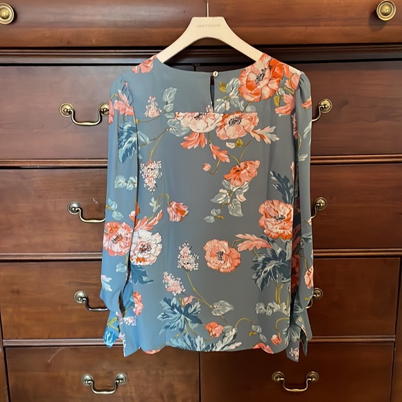 NWT. Ann Taylor LOFT Top. Long Sleeve Blouse. XXS. - Picture 16 of 16